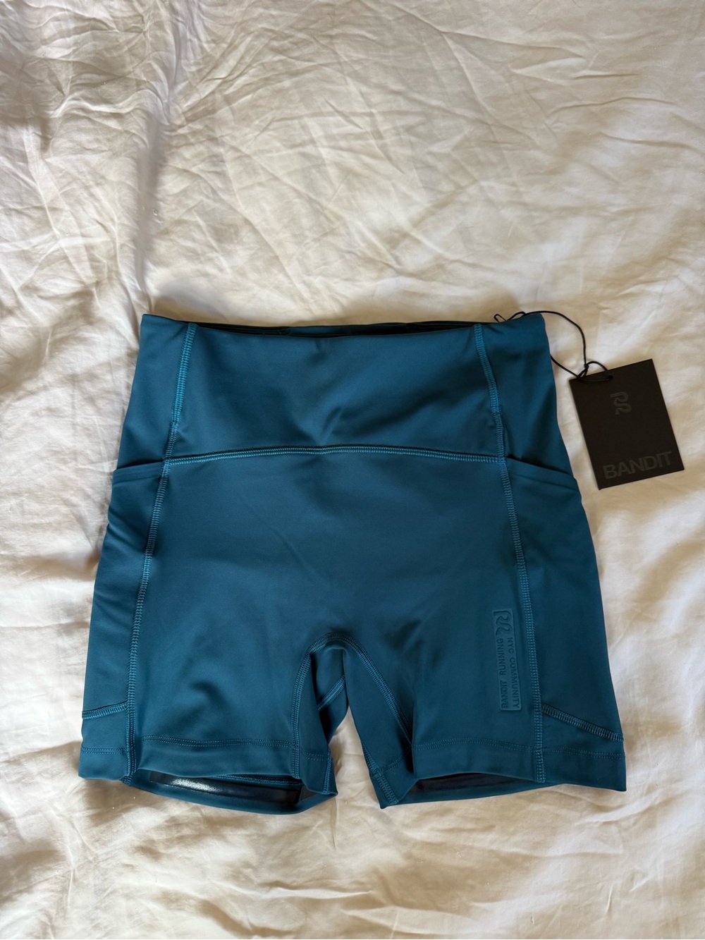 Bandit Women's High-Rise Athletic Shorts — Teal